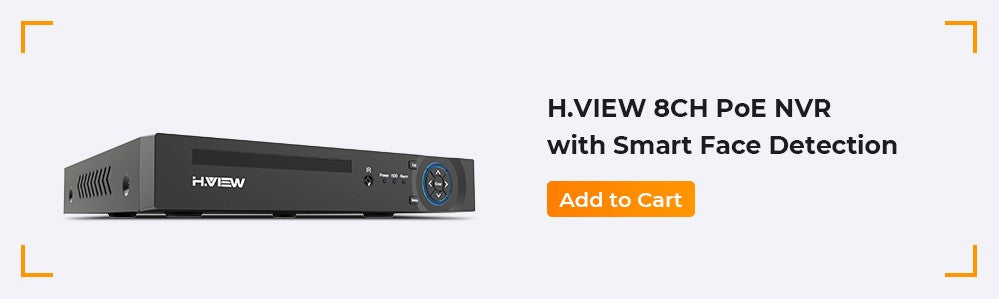 H.View cámara de seguridad Cctv de 5MP y 8MP, videocámara Ip 4K Poe Ai, detecció