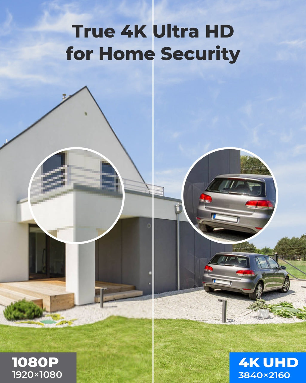 H.View cámara de seguridad Cctv de 5MP y 8MP, videocámara Ip 4K Poe Ai, detecció