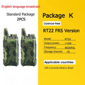 Retevis RT622 Mini Walkie Talkie 2 unidades PMR446 Radio portátil bidireccional