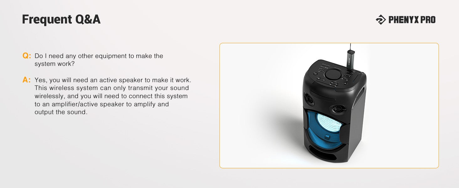 Sistema de Micrófono Inalámbrico Portátil Dual Digital PDP-2-2B Phenyx Pro