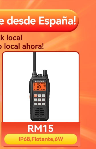 Retevis RT622 Mini Walkie Talkie 2 unidades PMR446 Radio portátil bidireccional