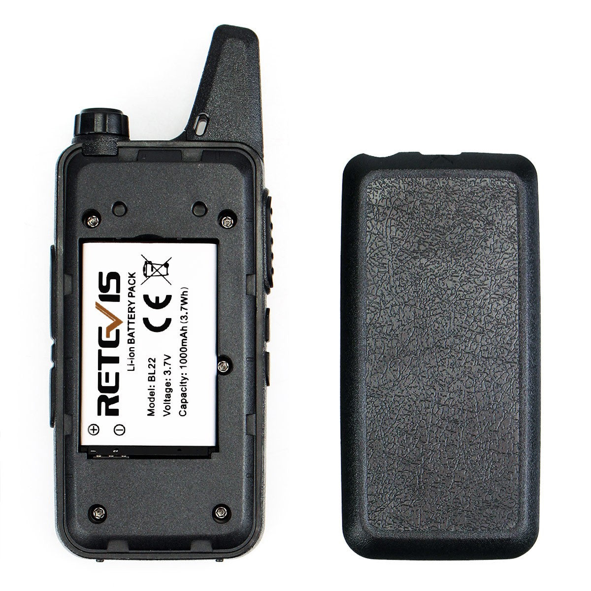 Retevis RT622 Mini Walkie Talkie 2 unidades PMR446 Radio portátil bidireccional