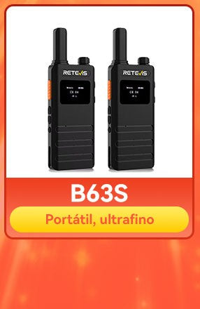 Retevis RT622 Mini Walkie Talkie 2 unidades PMR446 Radio portátil bidireccional