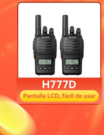 Retevis RT622 Mini Walkie Talkie 2 unidades PMR446 Radio portátil bidireccional